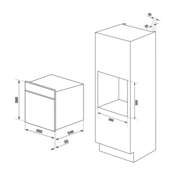 Oven, Hafele 15 function pyrolytic oven with air fry