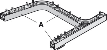 Internal track covering for parking area, Set