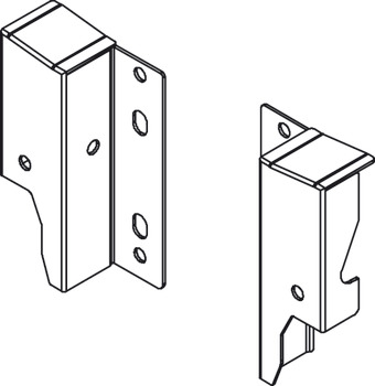 Rear panel bracket, Häfele Matrix Box S